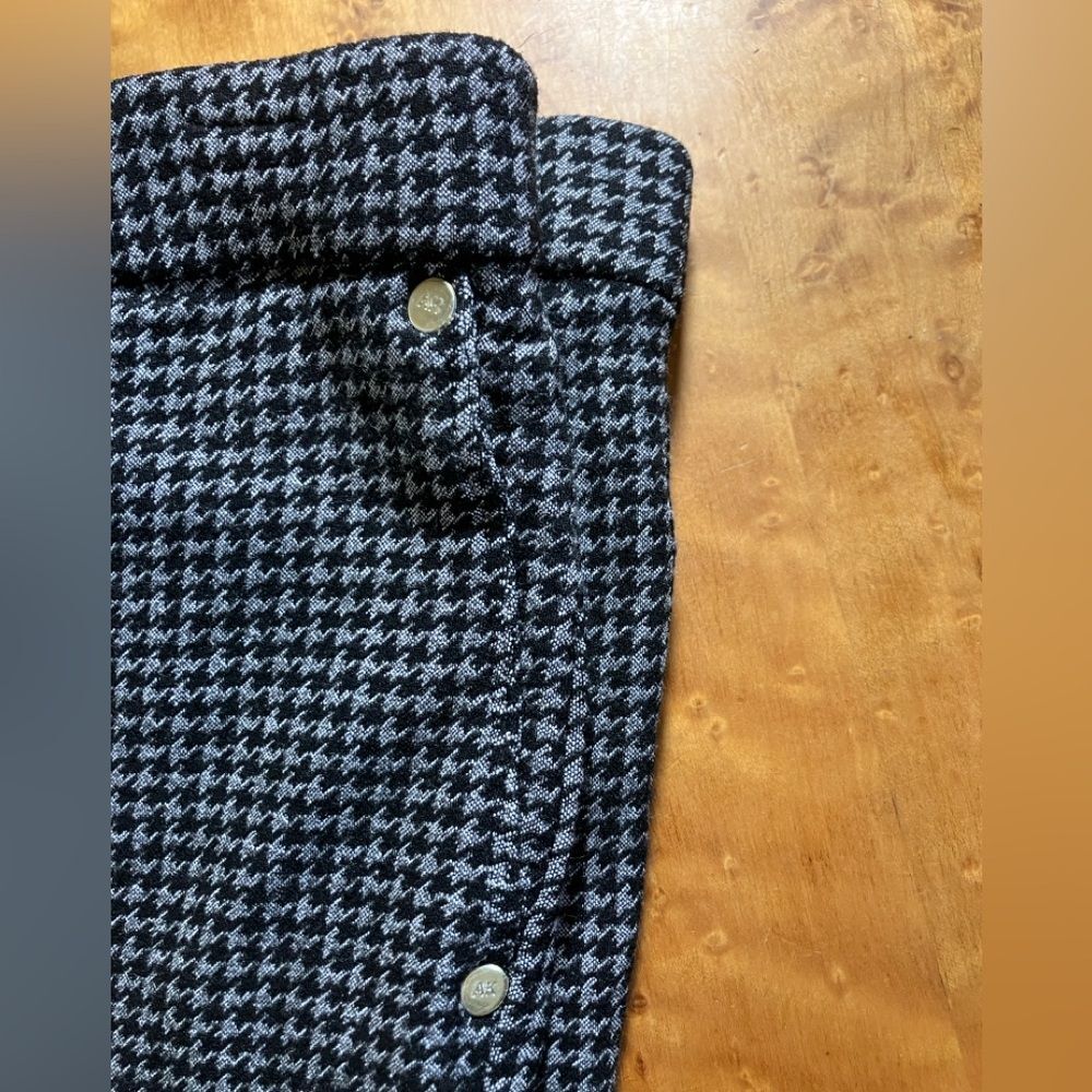 Anne Klein houndstooth trousers, pull on, excellent condition, size 10 - Picture 2 of 4